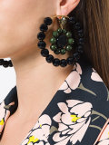 circular beaded earrings