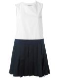colour block shift dress