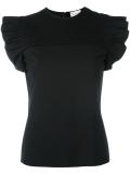 ruffled sleeves blouse