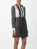ruffled front dress