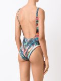 abstract print swimsuit