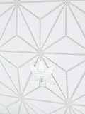 geometric clutch bag