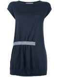 waist strap trim long T-shirt 