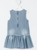 flared denim dress