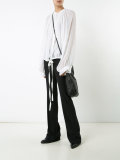 zipped crossbody bag 