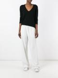 scoop neck sweatshirt 