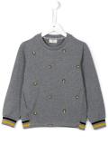 lightbulb embroidered sweatshirt