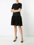 short sleeve fringe dress