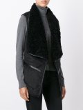 faux shearling gilet
