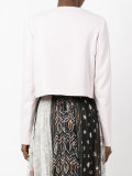 cropped bow jacket