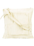 geometric front shoulder bag
