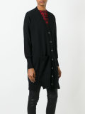 loose-fit elongated cardigan