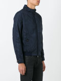 zipped bomber jacket