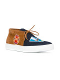 denim front slip-on sneakers