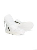 zipped hi-top sneakers