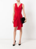 polka-dot shift dress