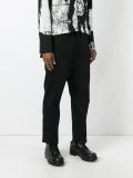 straight-leg trousers 
