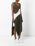 asymmetric panel dress 