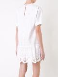 exploded eyelet T-shirt dress