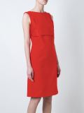 strapped panel dress