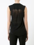 sheer back top