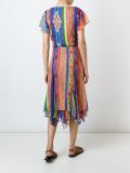 mixed print dress