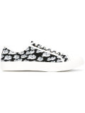 printed lace up trainers 