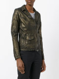 off-centre zip jacket