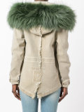 furry trim jacket 