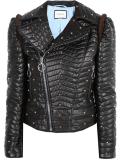 quilted biker jacket