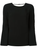 open back blouse 