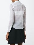 ruffle bib shirt