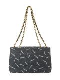 jumbo quilted double chain shoulder bag