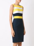 striped shift dress