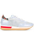 beaded detail lace-up sneakers