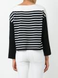 striped panel jumper 