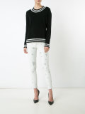 star-print skinny trousers