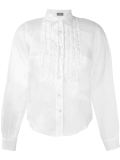 ruffle bib shirt