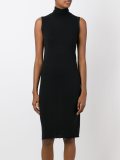 roll neck sleeveless dress 
