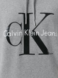 logo print hoodie