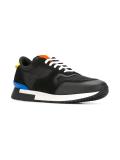 paneled lace-up sneakers