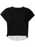 contrasting back T-shirt