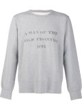quote print sweatshirt 