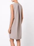 slit back boxy dress