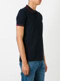 slim fit polo shirt with iconic branding