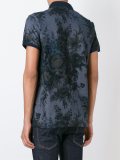 floral print polo shirt