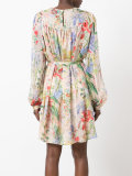 floral print longsleeved dress
