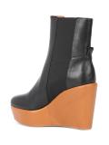 slip-on platform boots
