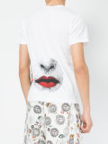 dotted lips print T-shirt