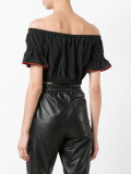 cropped bardot top 